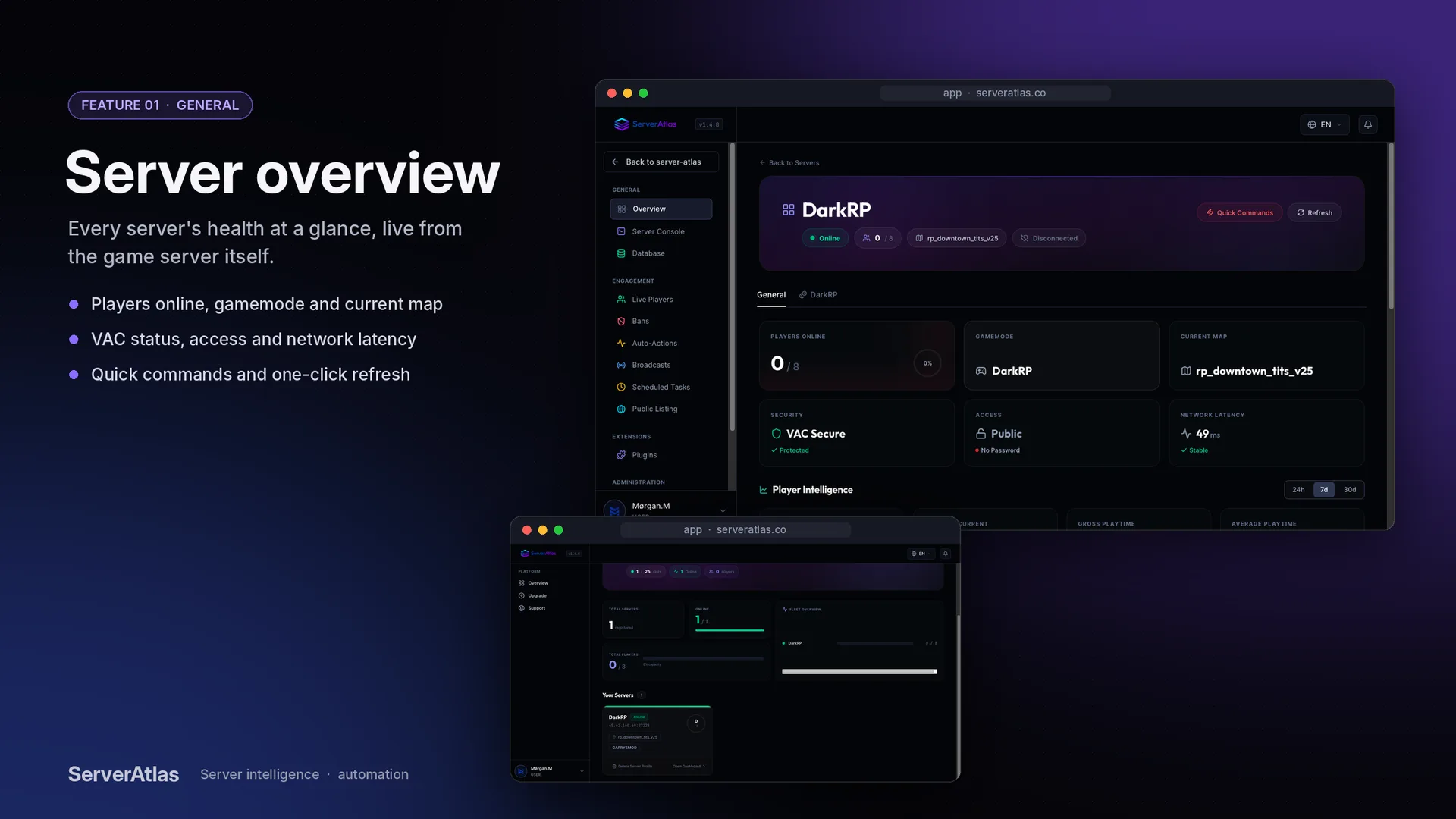 Server Atlas - Server Intelligence Platform screenshot