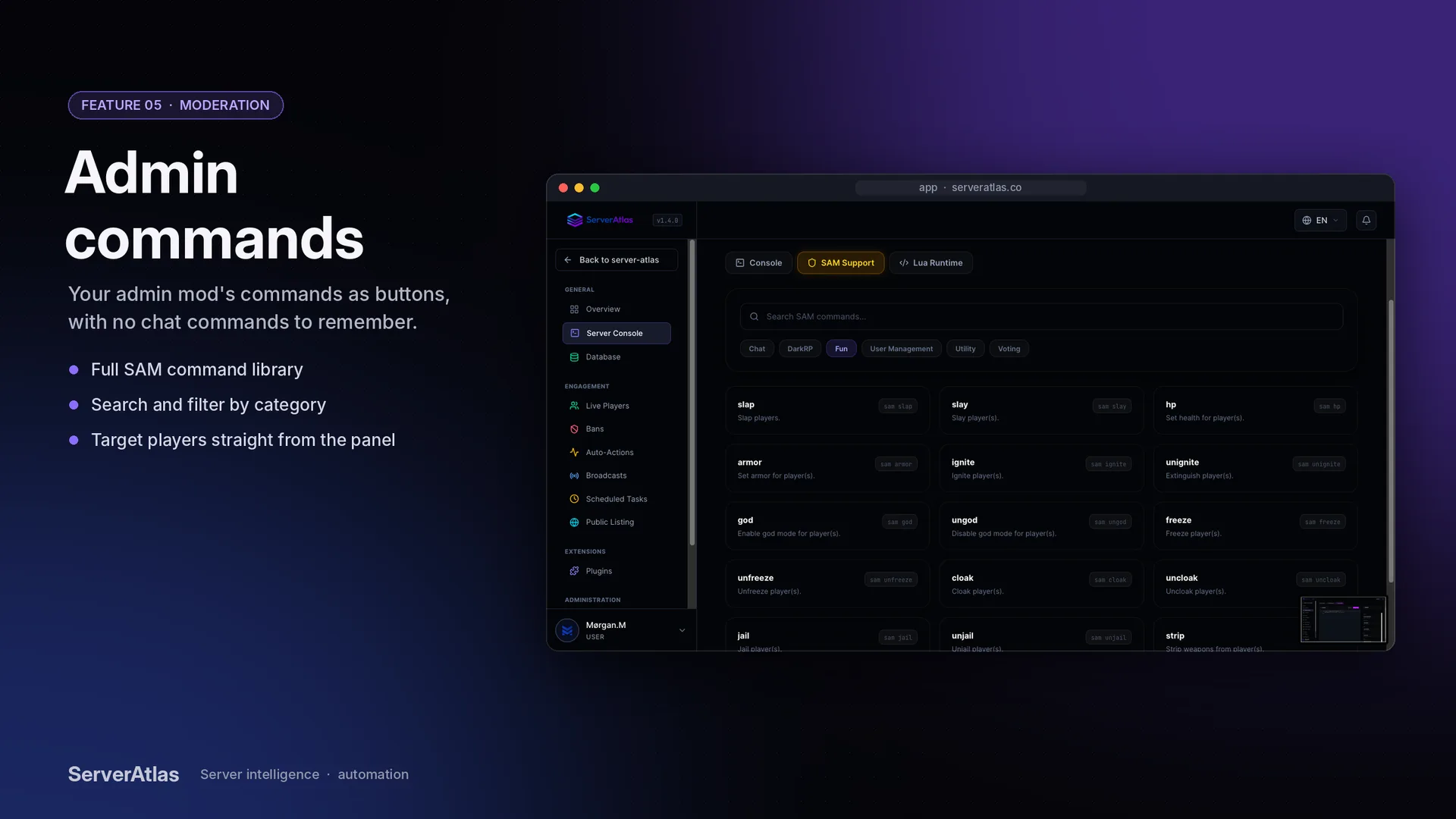 Server Atlas - Server Intelligence Platform screenshot