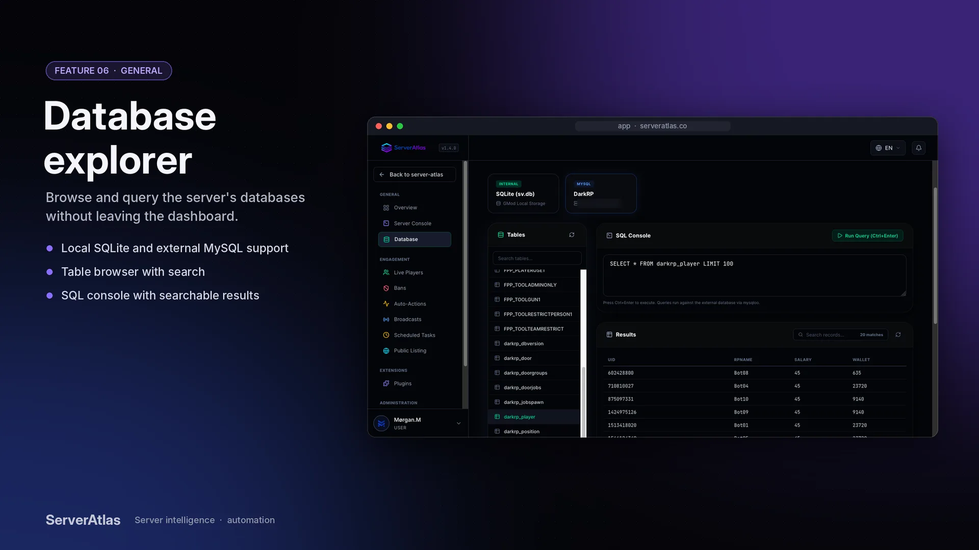 Server Atlas - Server Intelligence Platform screenshot