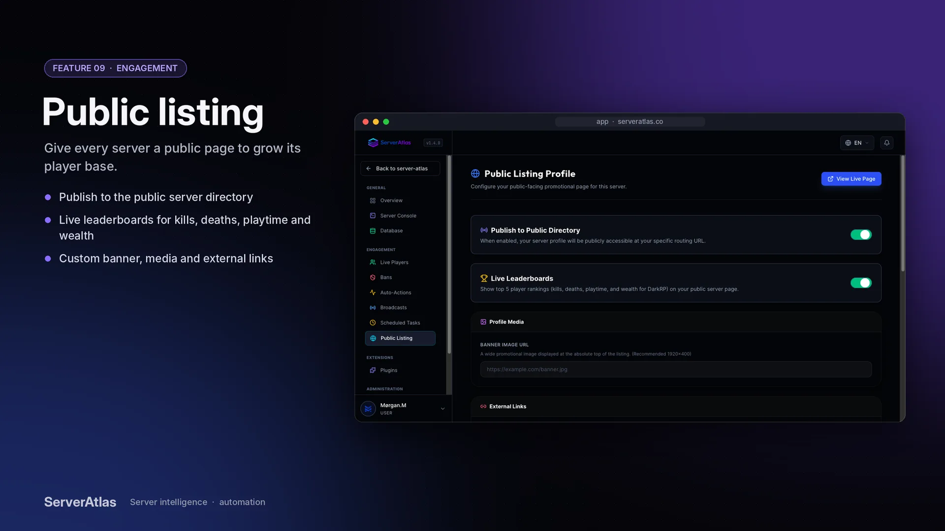 Server Atlas - Server Intelligence Platform screenshot