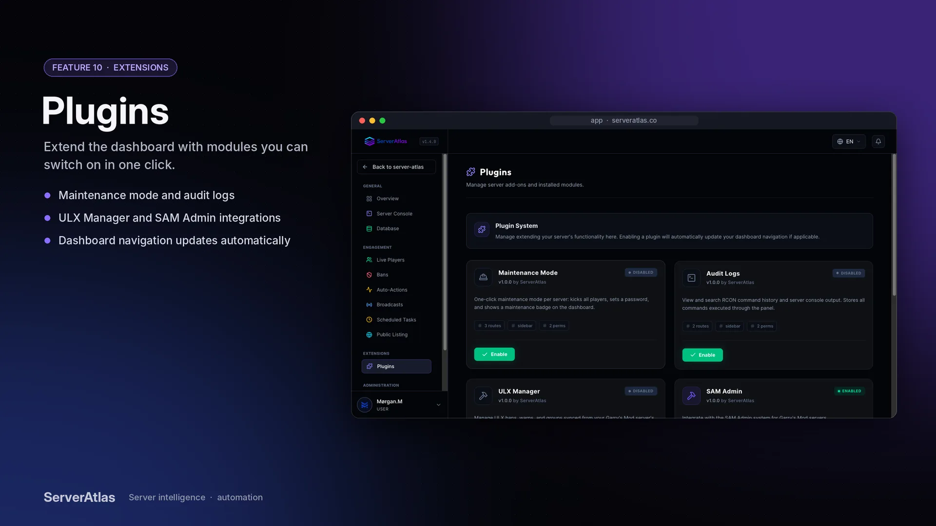 Server Atlas - Server Intelligence Platform screenshot