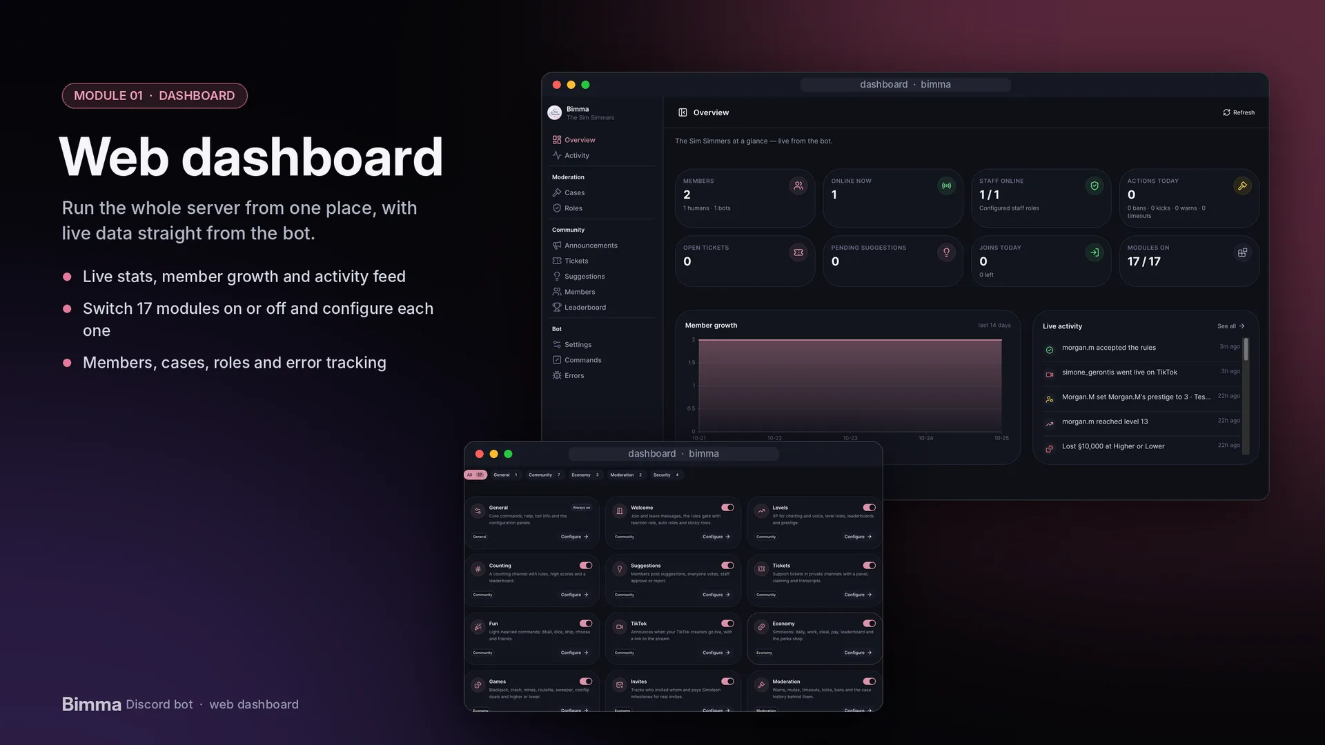 Bimma Bot screenshot