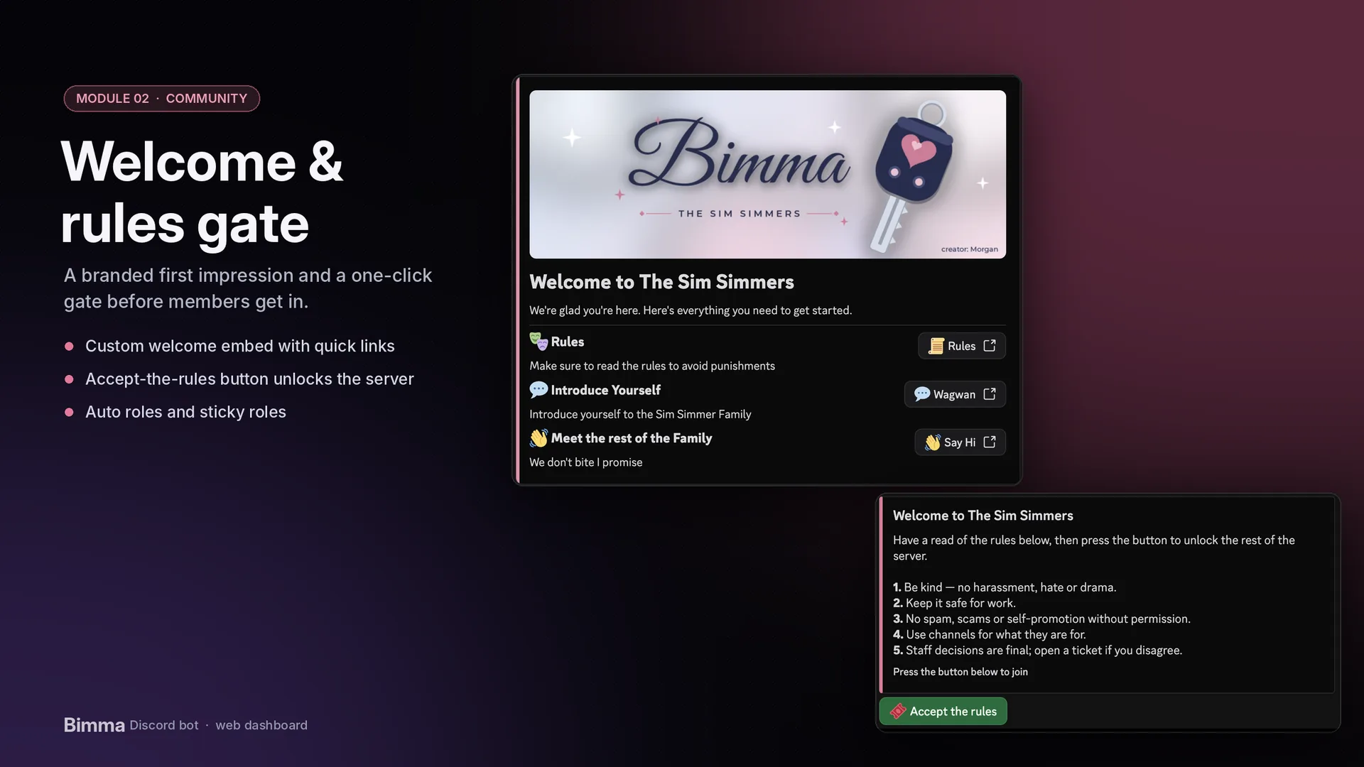 Bimma Bot screenshot