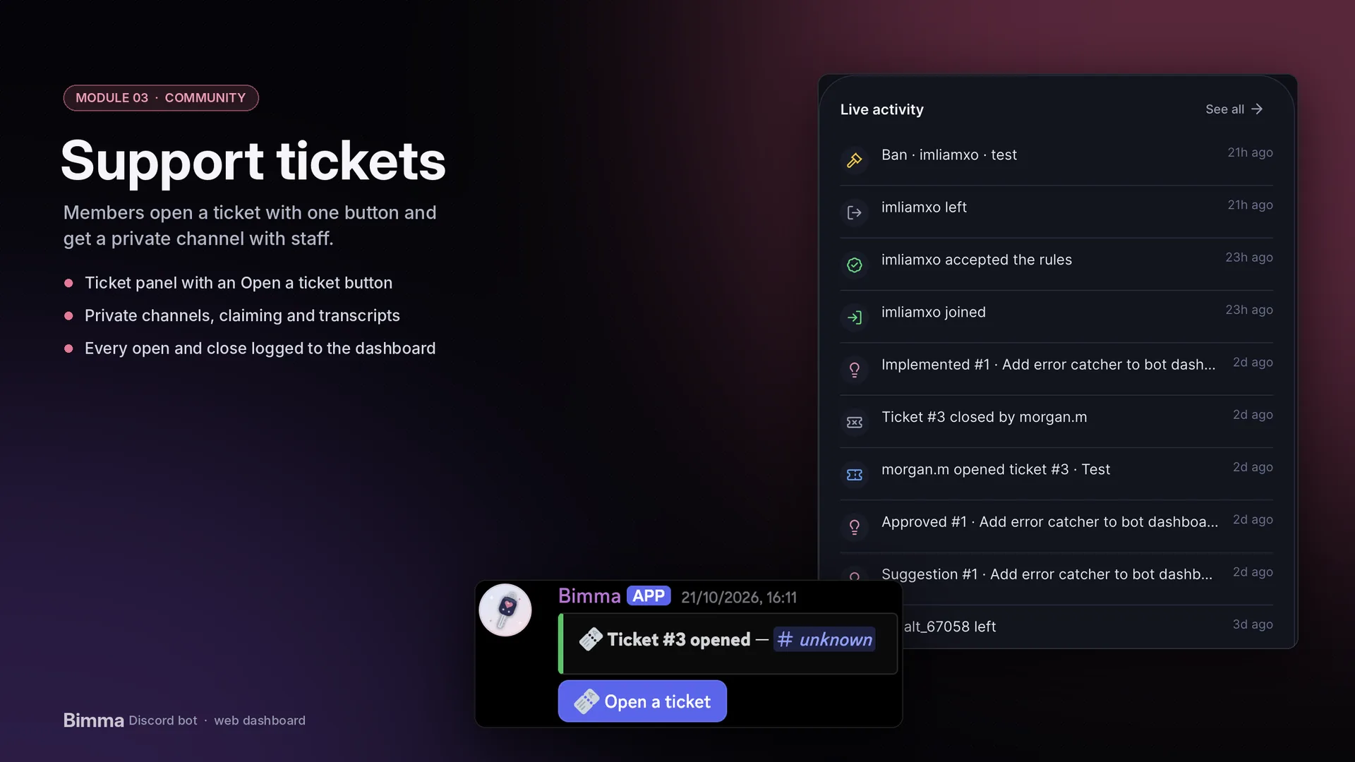 Bimma Bot screenshot