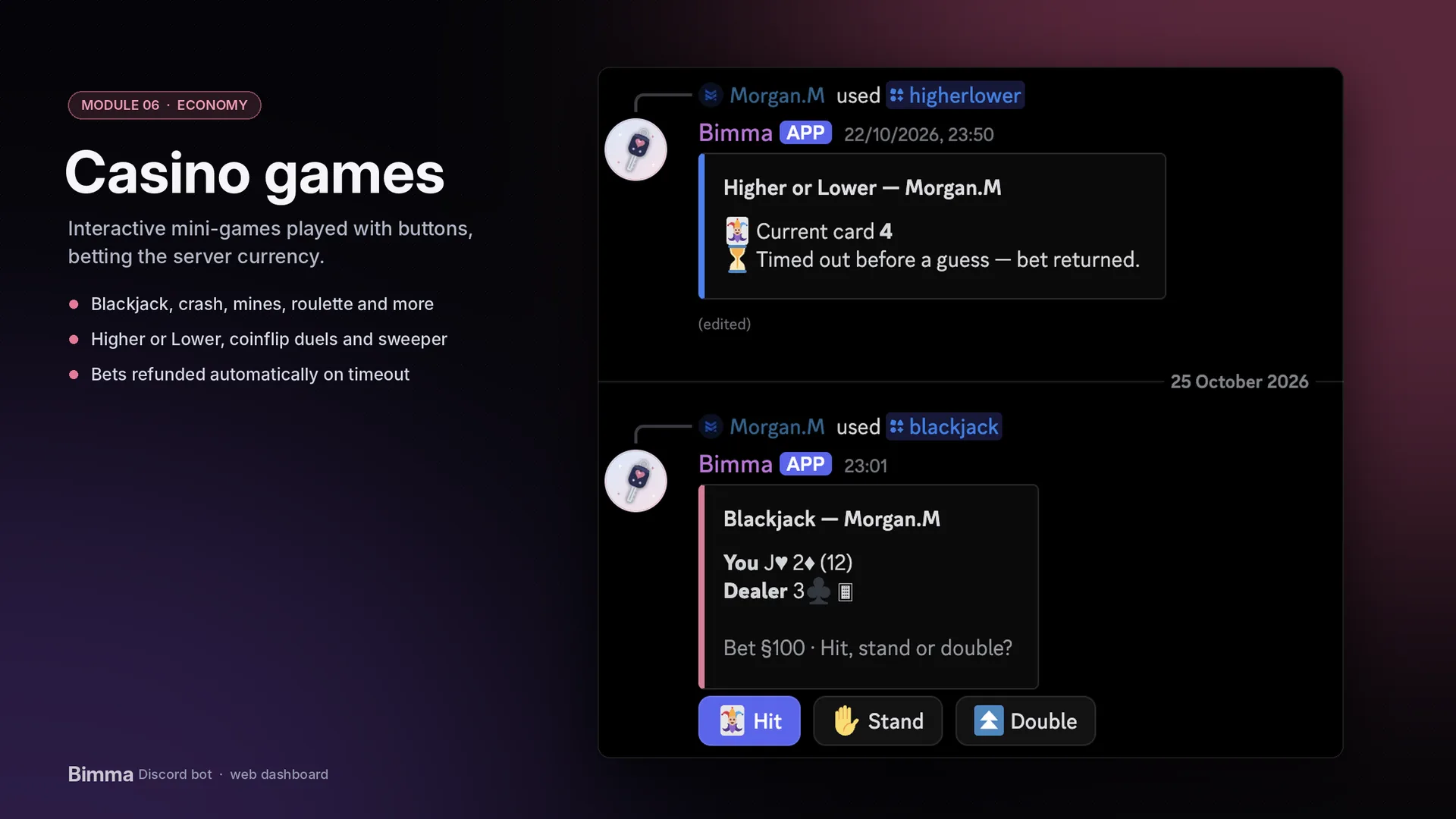 Bimma Bot screenshot
