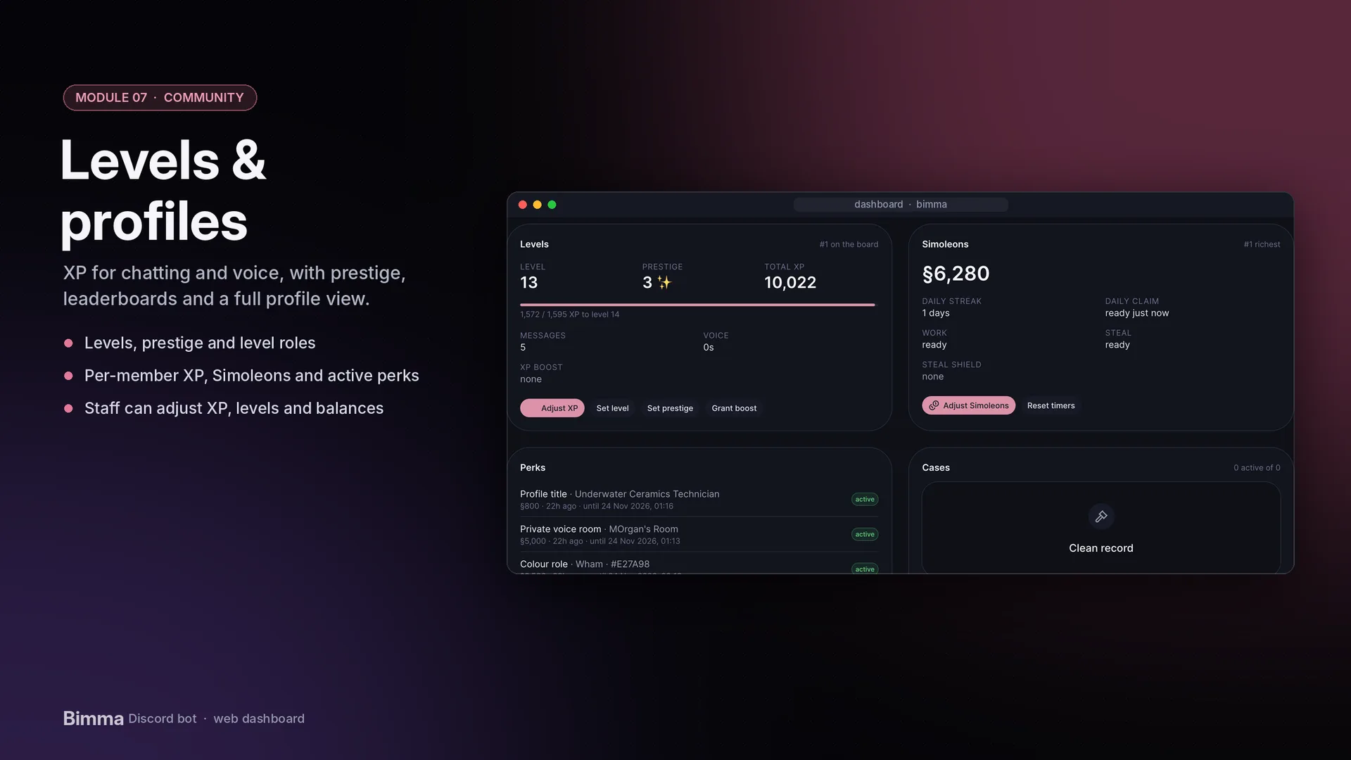 Bimma Bot screenshot