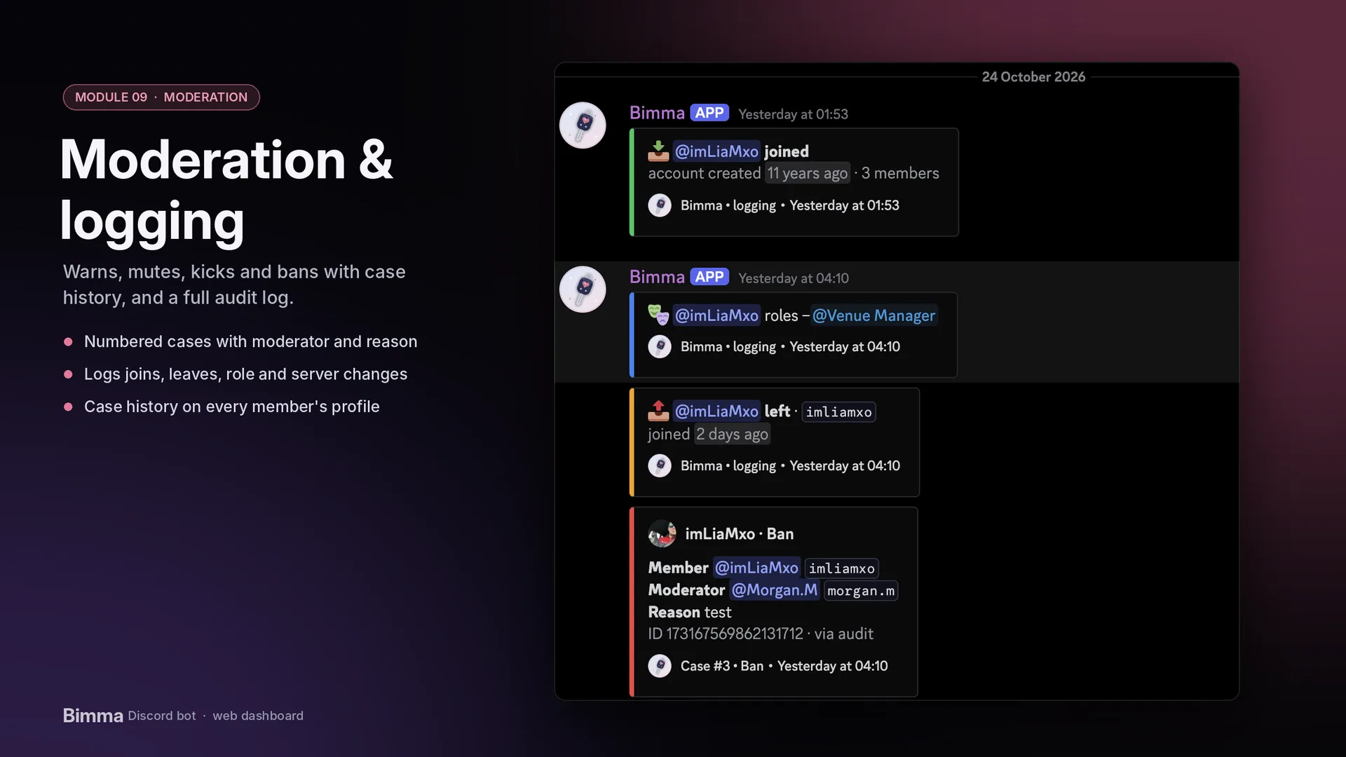 Bimma Bot screenshot