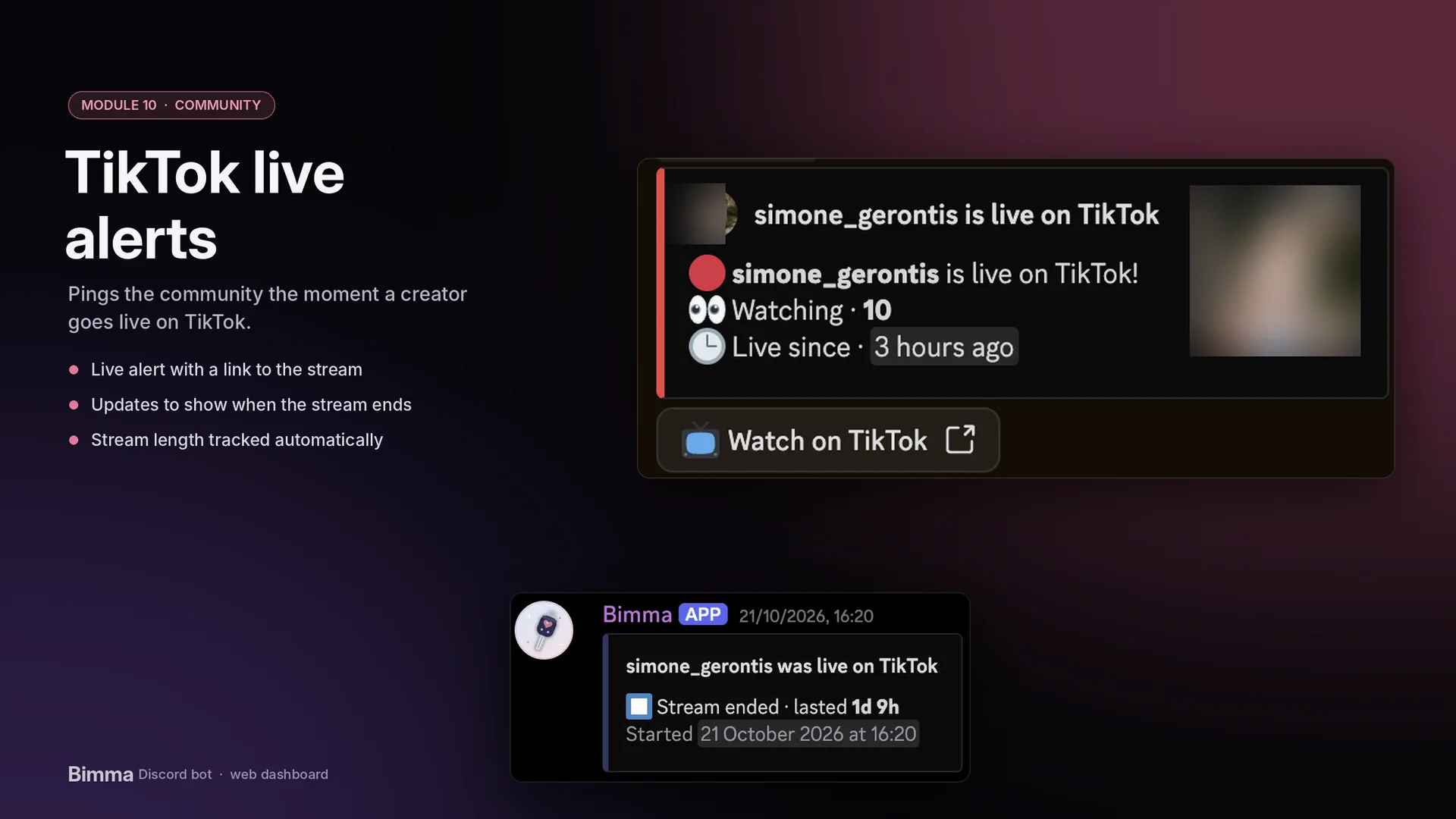 Bimma Bot screenshot